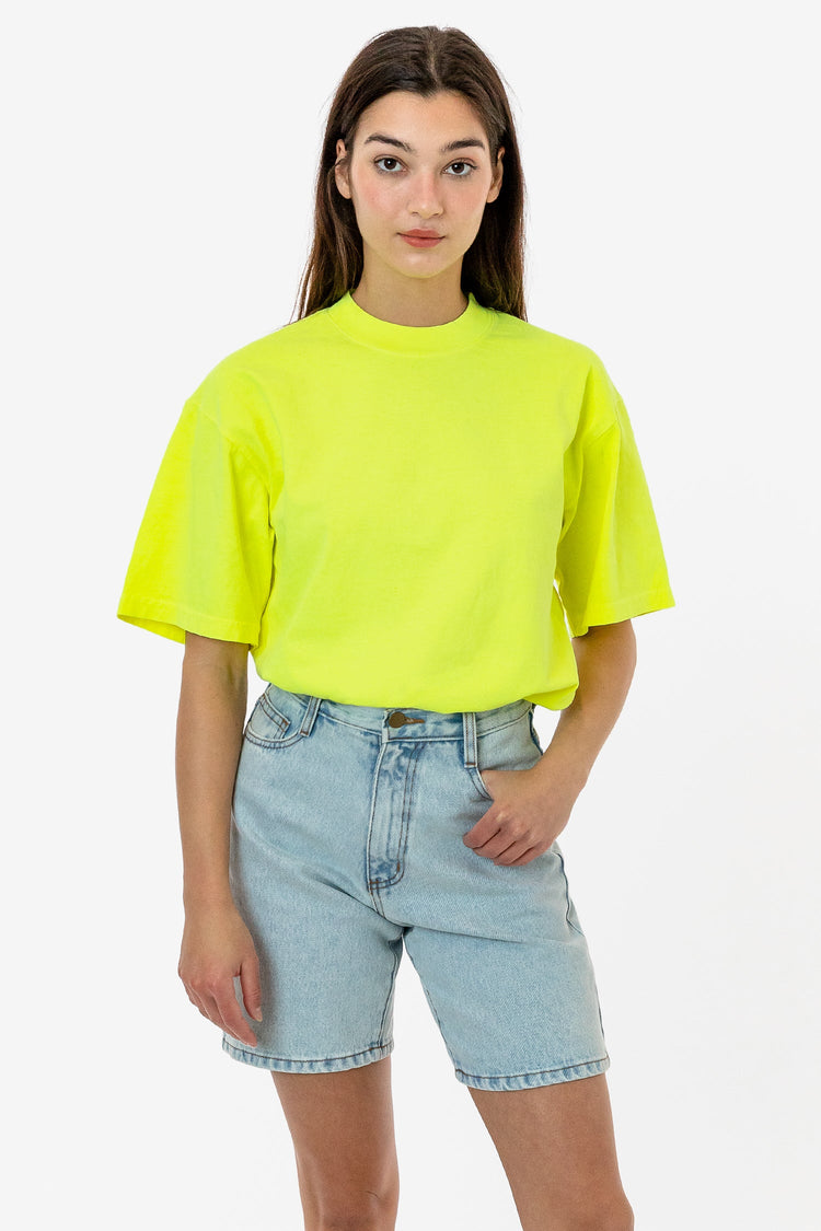 The 1801 - 6.5oz Garment Dye Crew Neck T-Shirt (Neon)